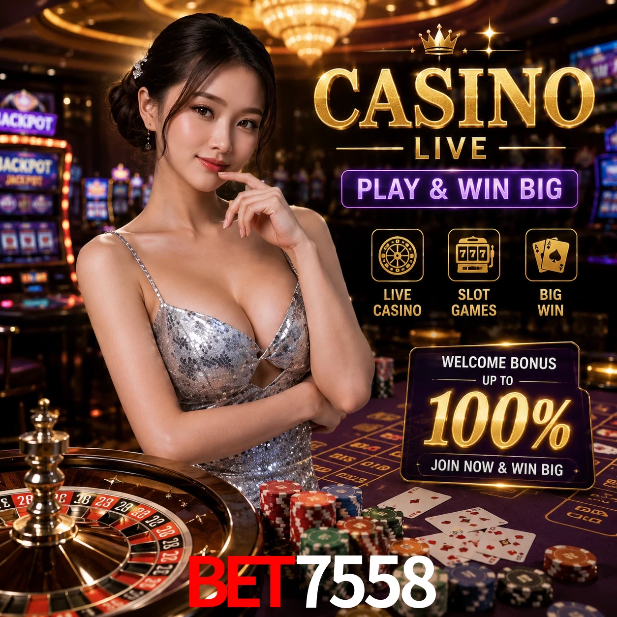 Aplicativo móvel Bet7558 para iOS e Android